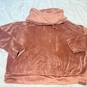 “SIZE OS” WOMENS WORLD MARKET Velour Cowl Neck Lounge Tunic